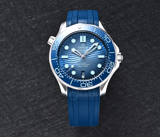 Real shot of popular model Omega Seamaster Series 300m Diving Watch Summer Blue
