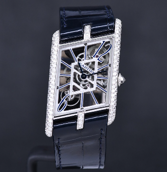 Appreciation of Replica Cartier Tank Asymétrique series hollow diamond watch