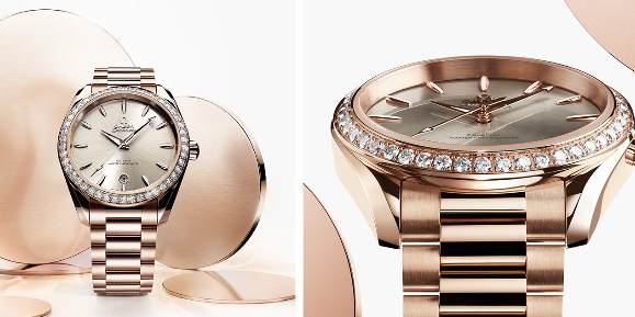 Replica Omega launches new Seamaster Aqua Terra Shades 18K gold watch